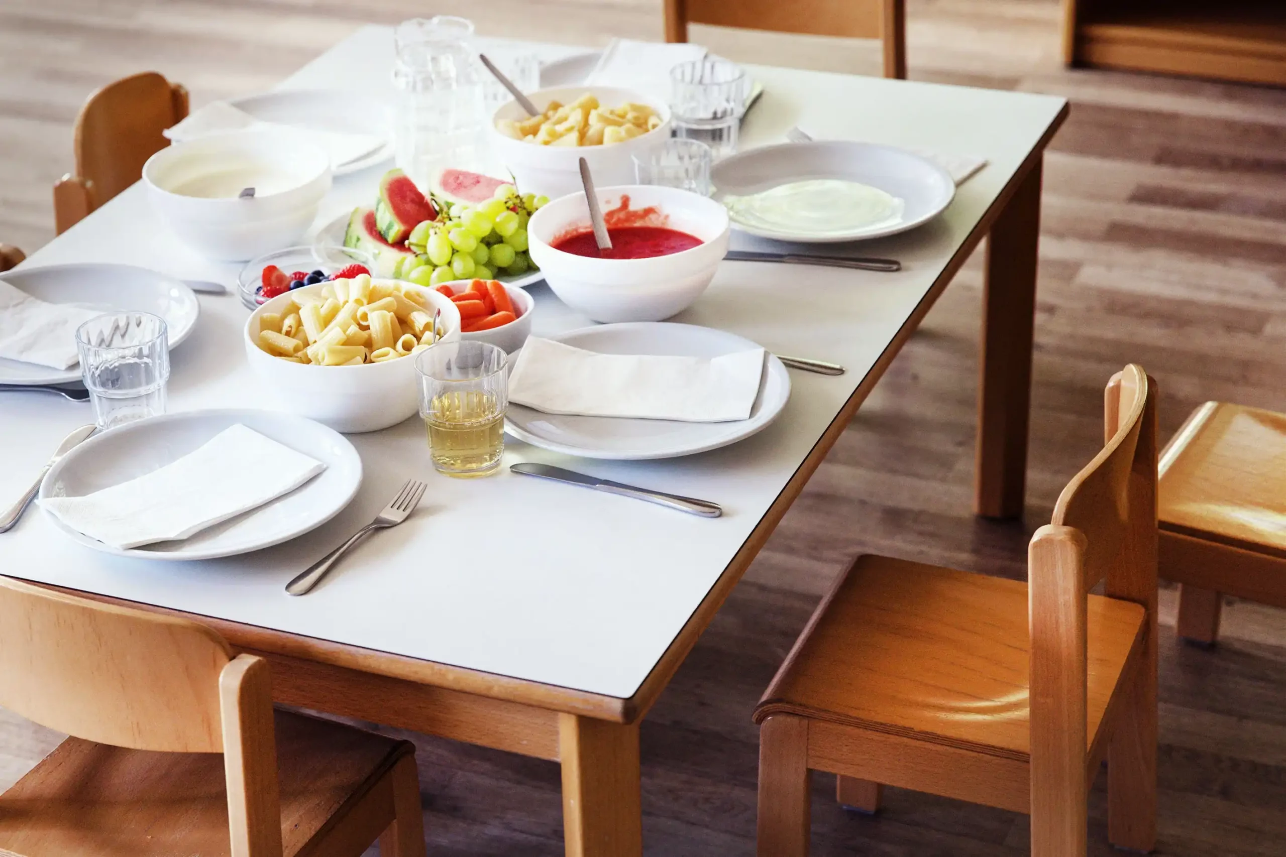Frische und gesunde Verpflegung in Bio-Qualität im Kindergarten